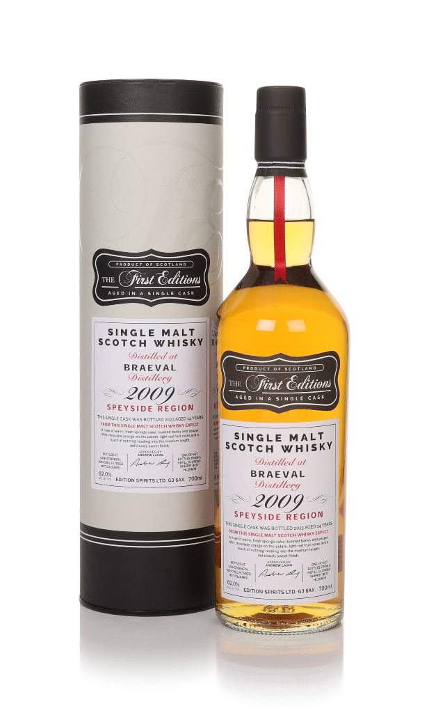 Braeval 14 Year Old 2009 (cask 20609) - The First Editions (Hunter Laing) 70cl product image