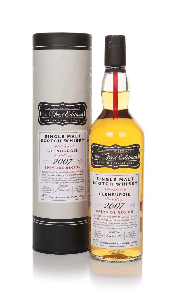 Glenburgie 15 Year Old 2007 (cask 20613) - The First Editions (Hunter Laing) 70cl product image