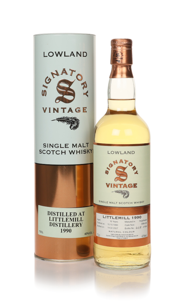 Littlemill 16 Year Old 1990 (casks 2994+95) - Signatory Vintage 70cl product image