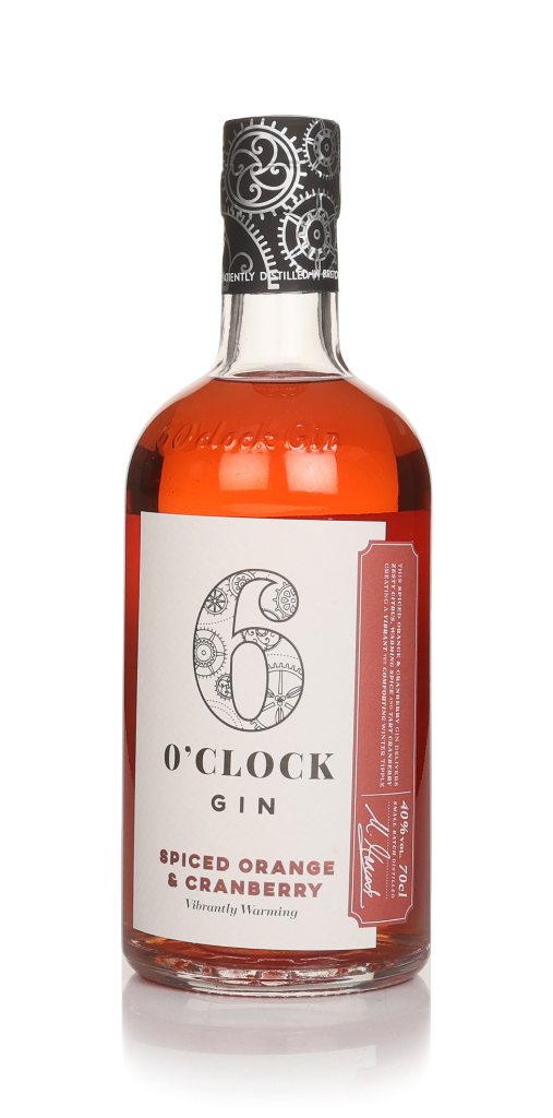 6 O'clock Spiced Orange & Cranberry Gin 70cl product image