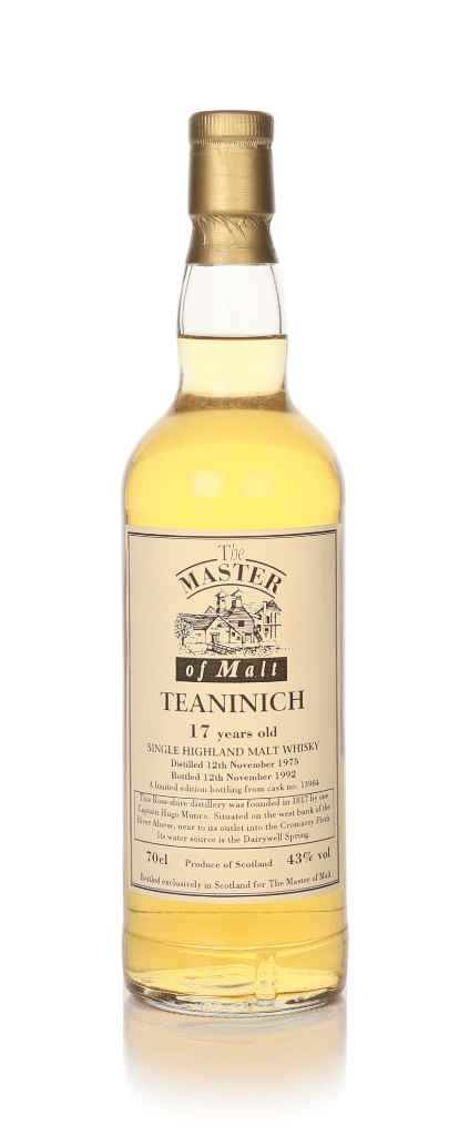 Teaninich 17 Year Old 1975 (cask 13984) (Master of Malt) 70cl product image