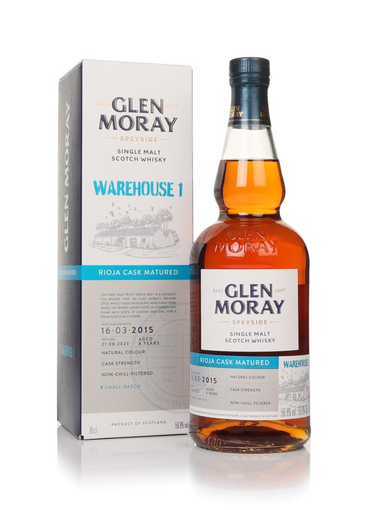 Glen Moray 8 Year Old 2015 Rioja Matured - Warehouse 1 70cl product image