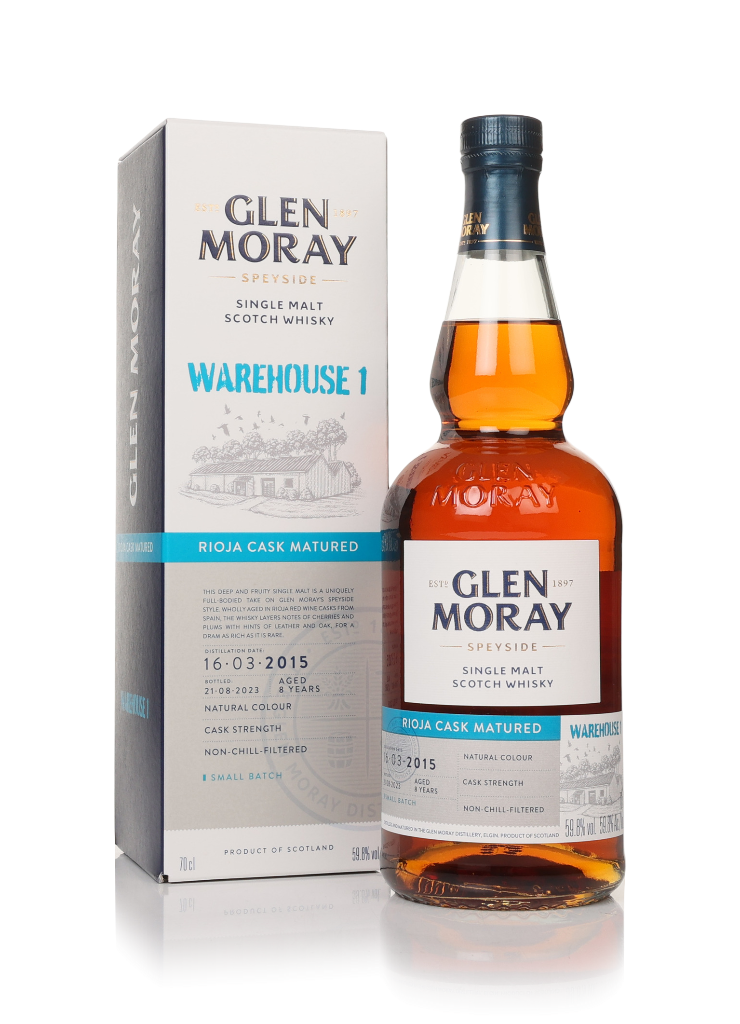 Glen Moray 8 Year Old 2015 Rioja Matured - Warehouse 1 70cl product image