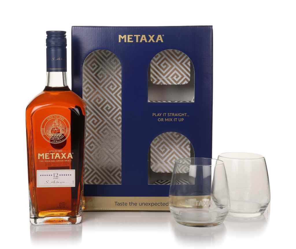 Metaxa 12 Stars Gift Set with 2x Glasses 70cl product image