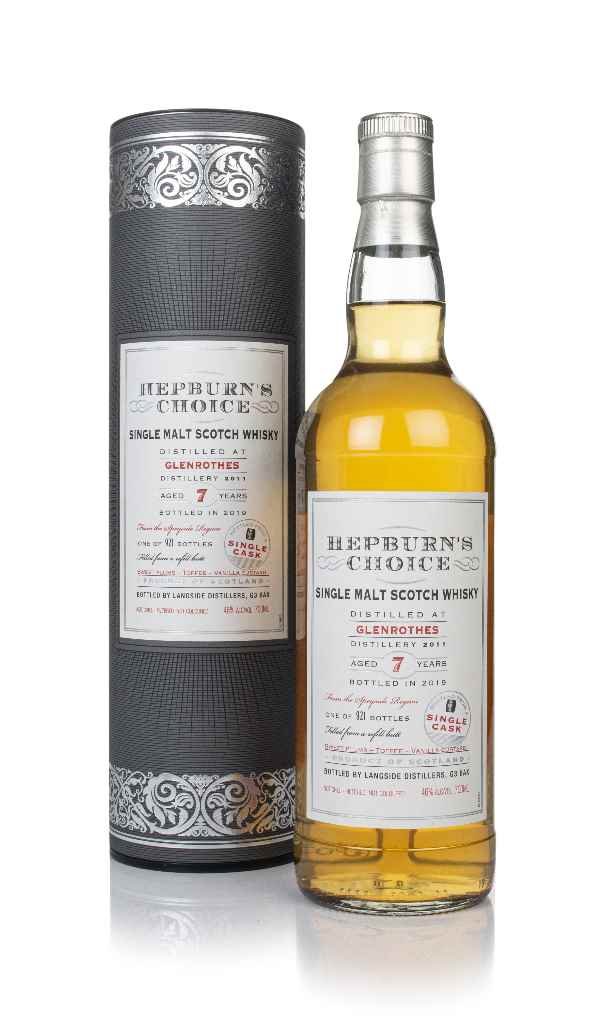 Glenrothes 7 Year Old 2011 - Hepburn's Choice (Langside) 70cl product image