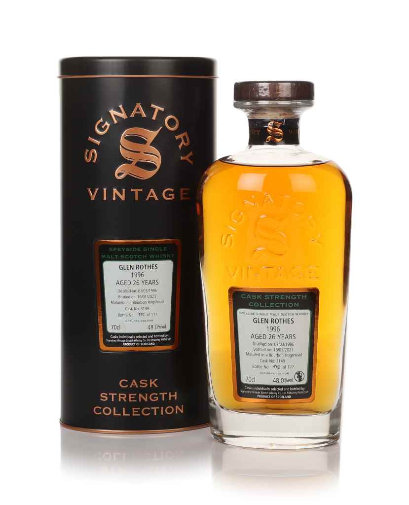 Glenrothes 26 Year Old 1996 (cask 3149) - Cask Strength Collection (Signatory) 70cl product image