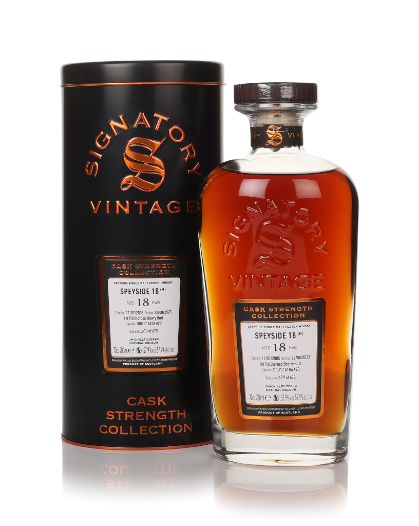 Secret Speyside 18 Year Old 2005 (cask DRU 17/A106 #20) - Cask Strength Collection (Signatory) 70cl product image