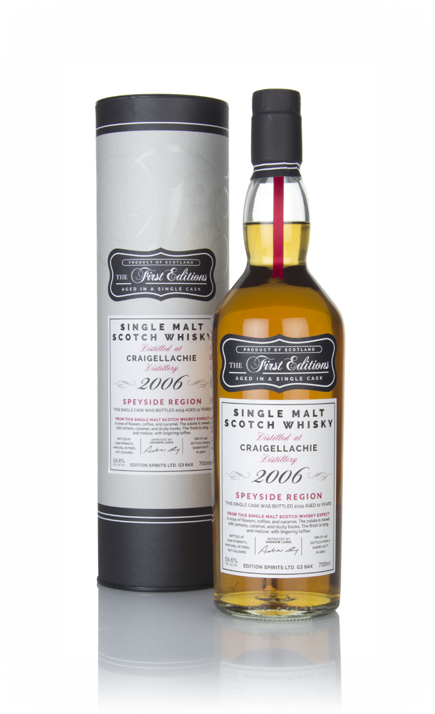 Craigellachie 12 Year Old 2006 (cask 15807) - The First Editions (Hunter Laing) 70cl product image