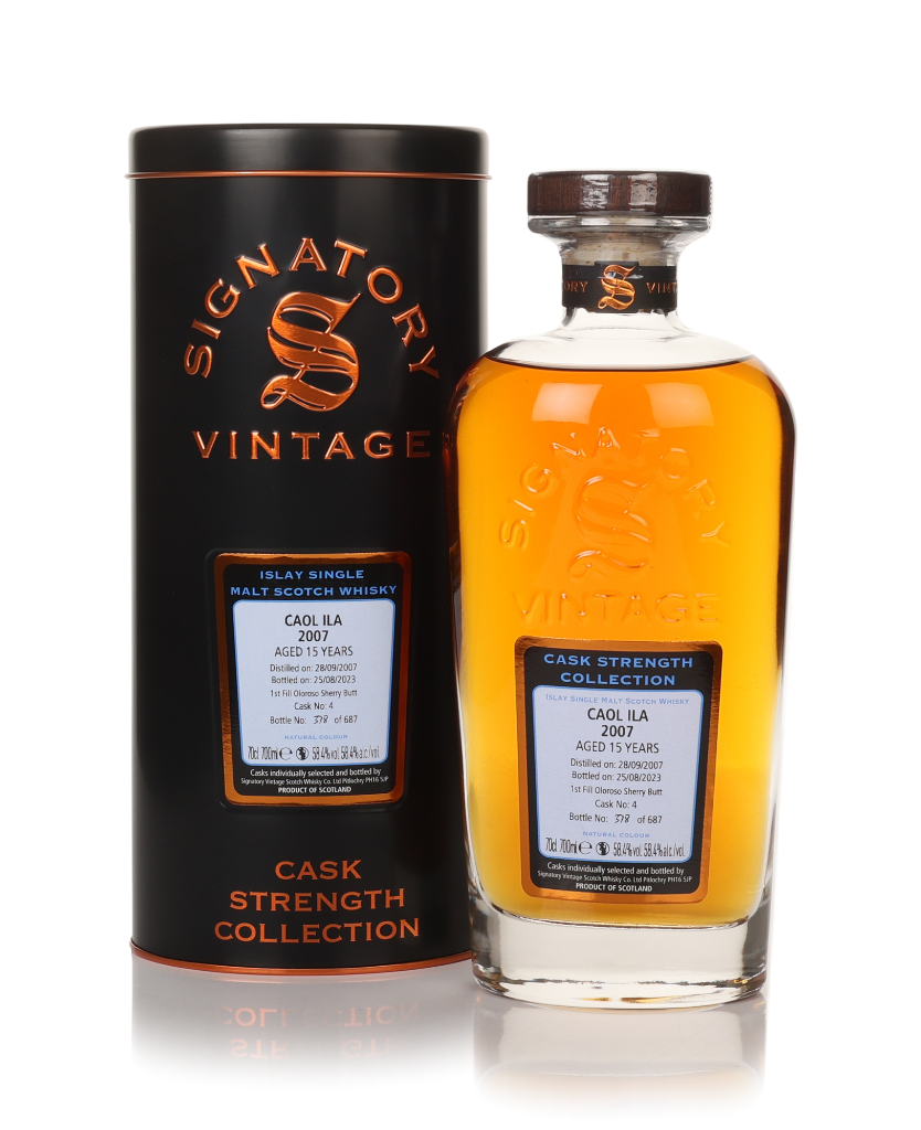 Caol Ila 15 Year Old 2007 (cask 4) - Cask Strength Collection (Signatory) 70cl product image
