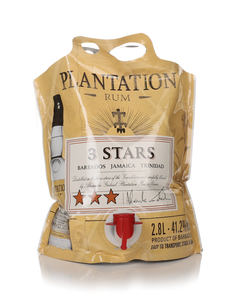 Plantation 3 Stars White Rum Pouch (2.8L) 280cl product image