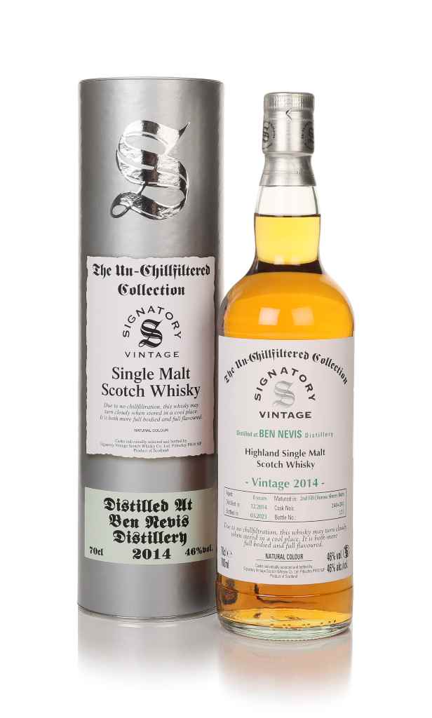 Ben Nevis 8 Year Old 2014 (casks 240 & 241) - Un-Chilfiltered Collection (Signatory) 70cl product image