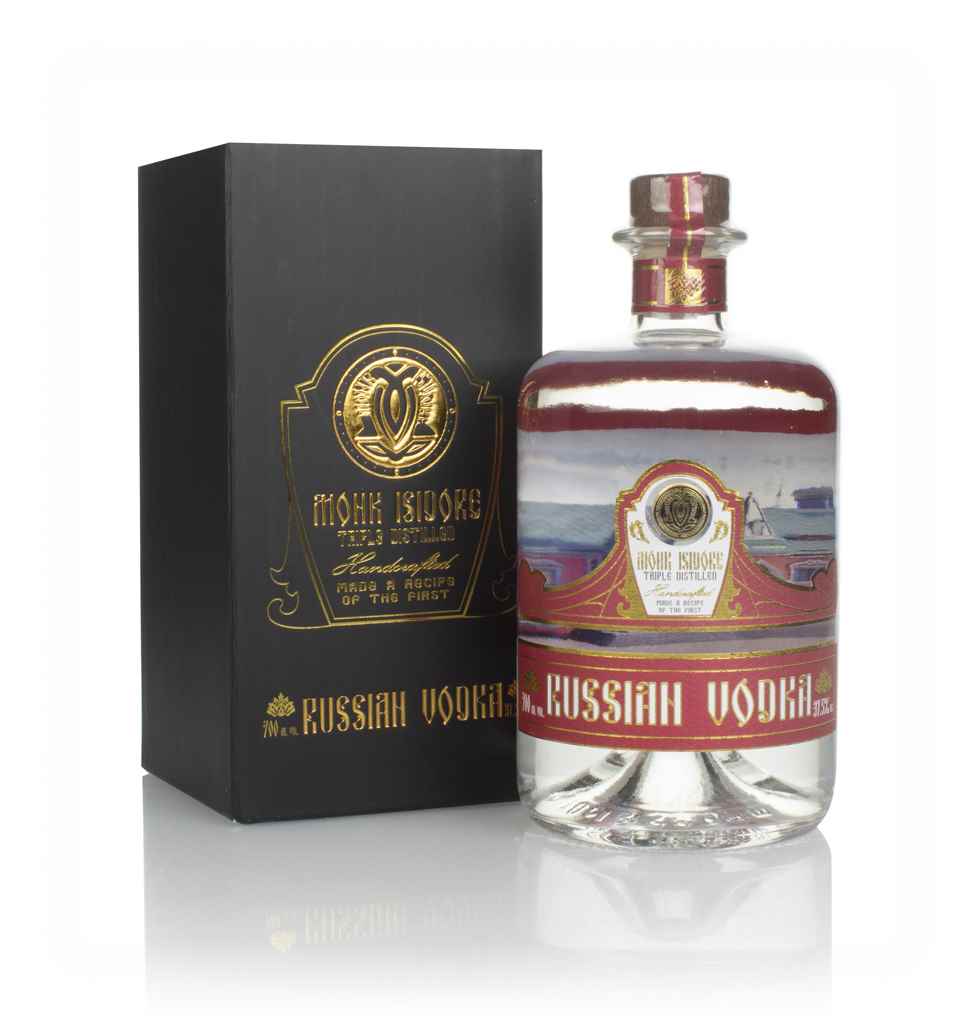 Monk Isidore Vodka (No Box / Torn Label) 70cl product image