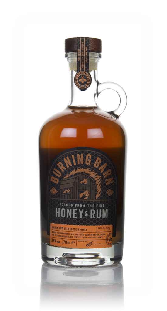 Burning Barn Honey & Rum Liqueur (No Box / Torn Label) 70cl product image