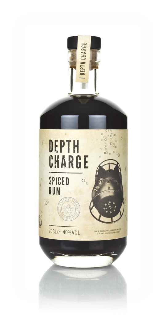 Depth Charge Spiced Rum (No Box / Torn Label) 70cl product image