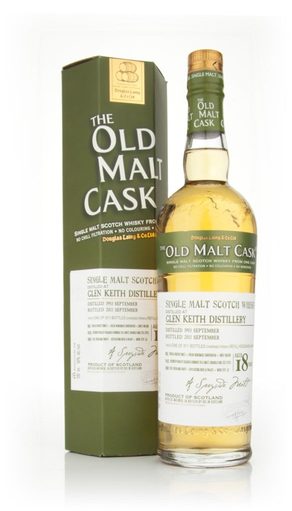 Glen Keith 18 Year Old 1993 - Old Malt Cask (Douglas Laing) 70cl product image
