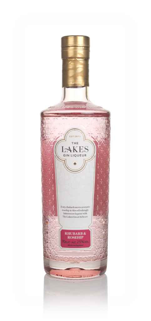 The Lakes Rhubarb & Rosehip Gin Liqueur (No Box / Torn Label) 70cl product image