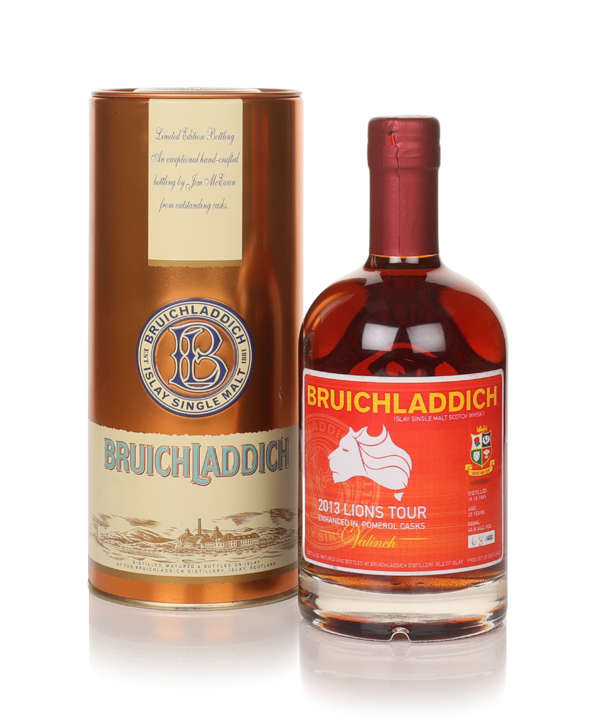 Bruichladdich 23 Year Old 1989 Valinch - 2013 Lions Tour 50cl product image