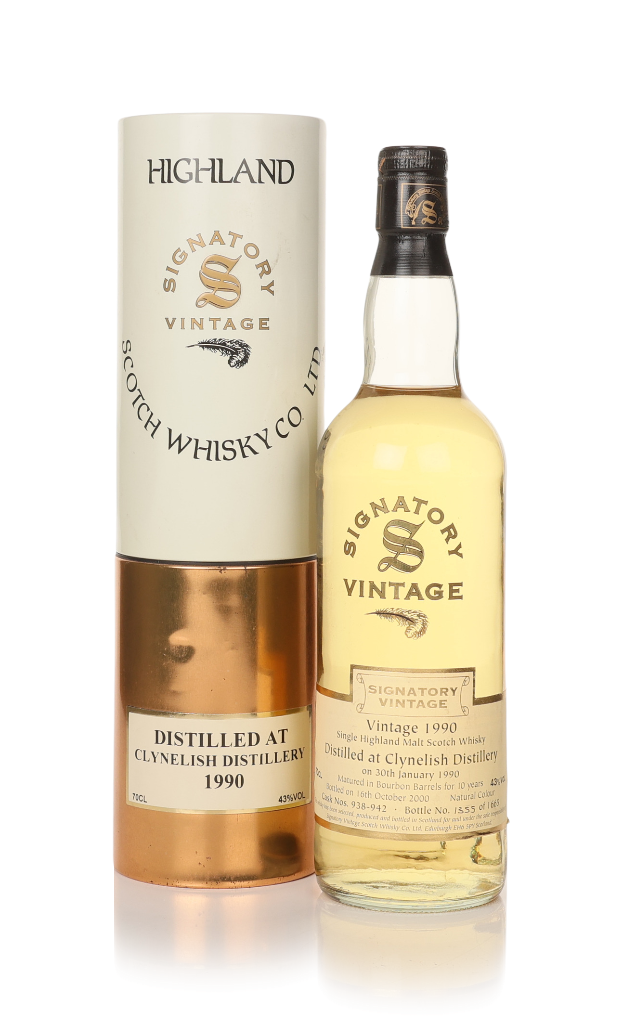Clynelish 10 Year Old 1990 (casks 938-942) - (Signatory) 70cl product image