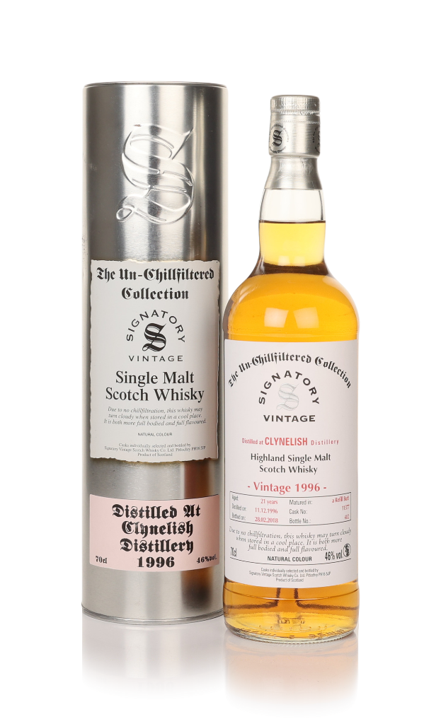 Clynelish 21 Year Old 1996 (cask 11377) - Un-Chillfiltered Collection (Signatory) 70cl product image