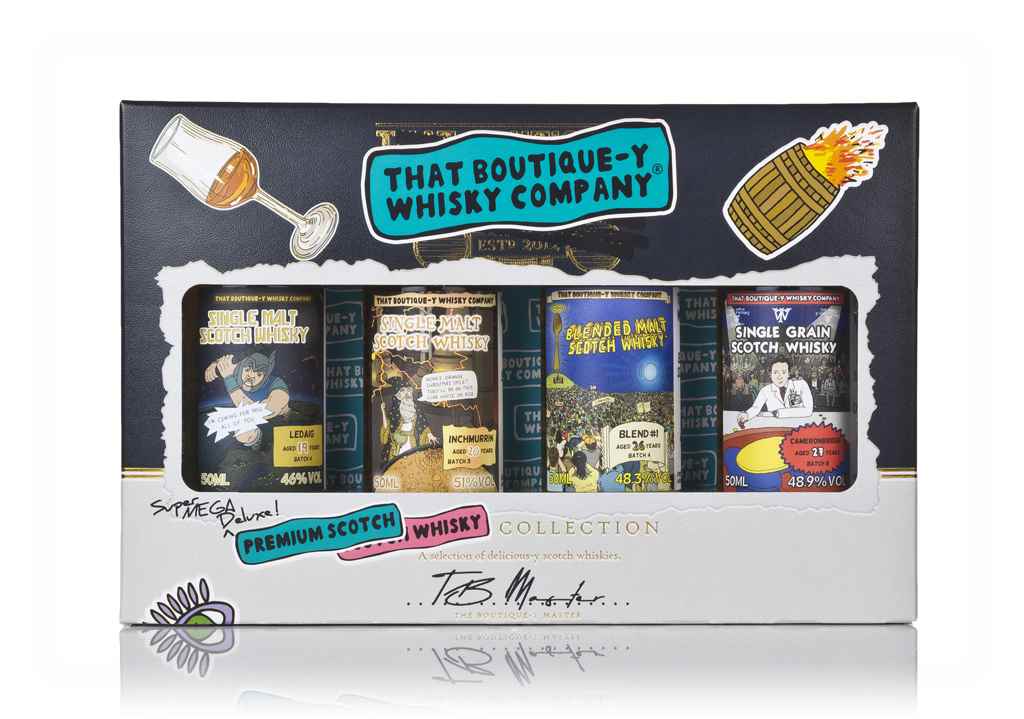 That Boutique-y Whisky Company Premium Scotch Whisky Collection Gift Set (4 x 5cl) 20cl product image