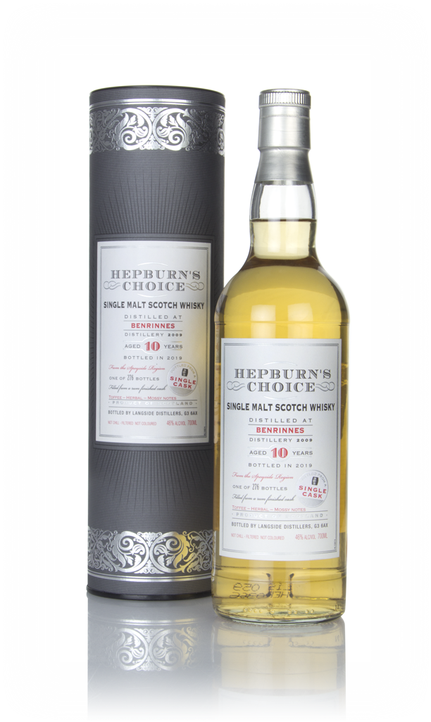 Benrinnes 10 Year Old 2009 - Hepburn's Choice (Langside) 70cl product image