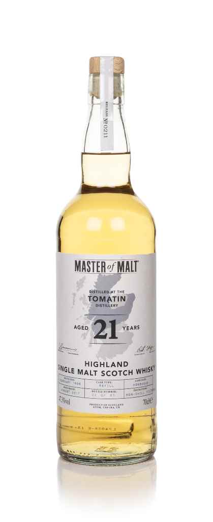 Tomatin 21 Year Old 1996 (Master of Malt) 70cl product image