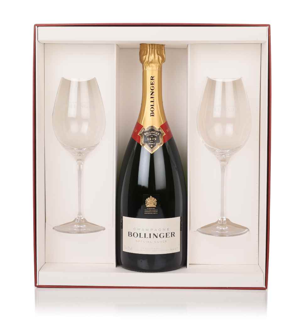 Bollinger Special Cuvée with 2x Elizabeth Glasses 75cl product image