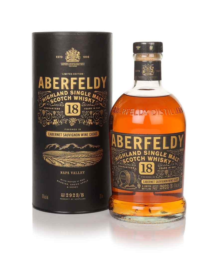 Aberfeldy 18 Year Old - Napa Valley Red Wine Cask Finish 70cl product image