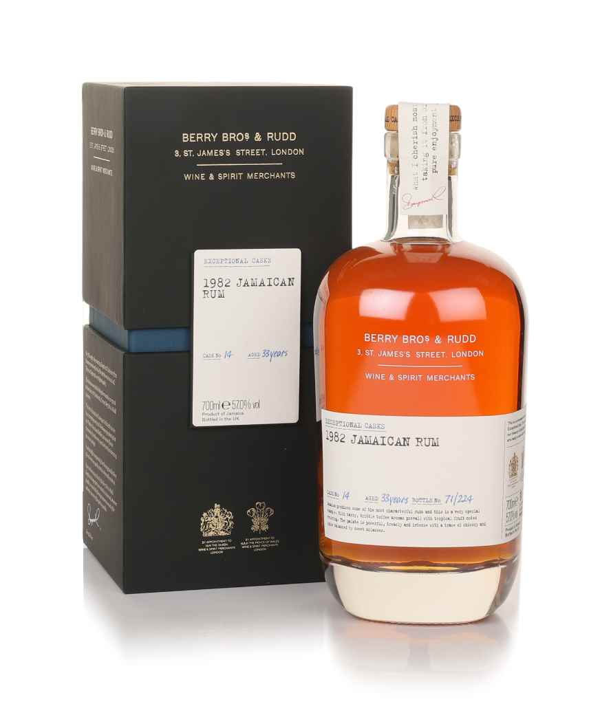 Jamaican Rum 33 Year Old 1982 (cask 14) - Exceptional Casks (Berry Bros. & Rudd) 70cl product image