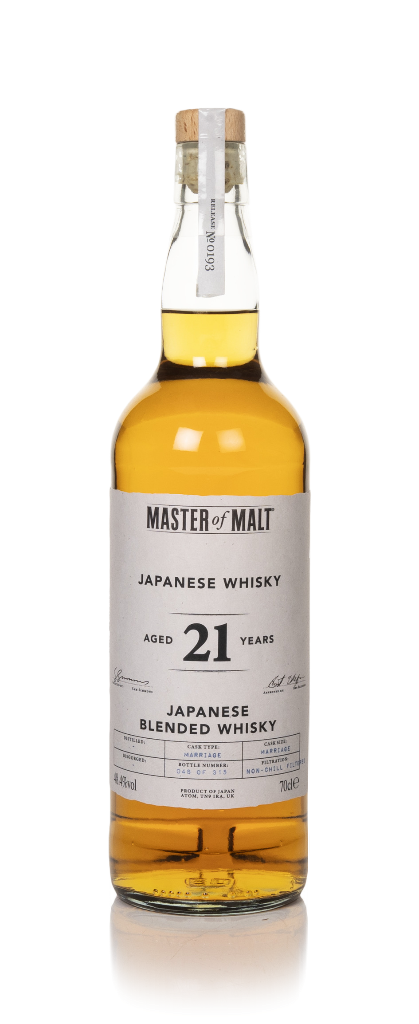 Japanese Blended Whisky 21 Year Old (Master of Malt) 70cl product image