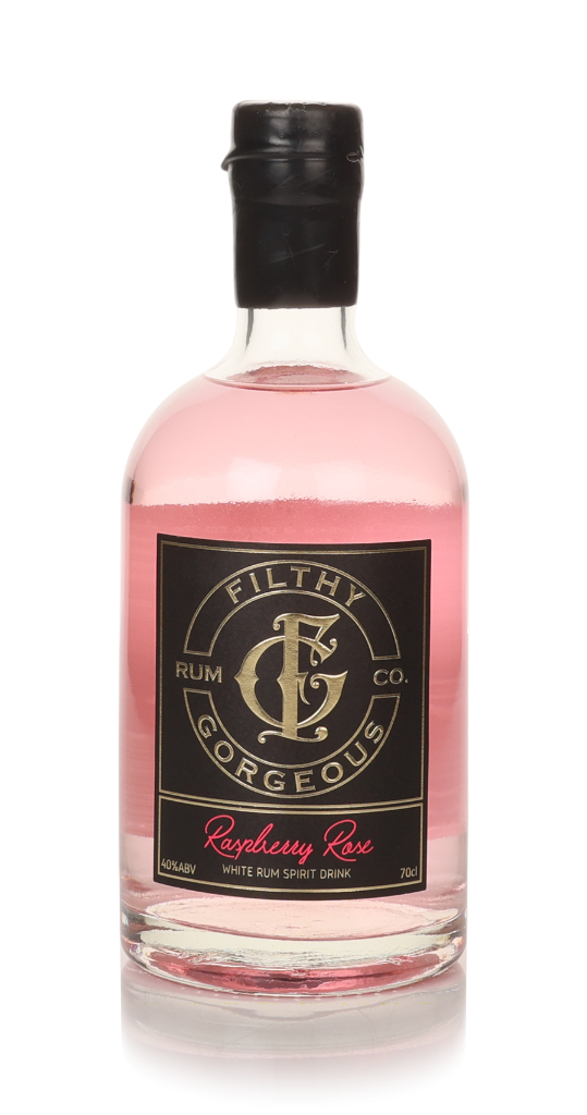 Filthy Gorgeous Rum Co. Raspberry Rose White Rum 70cl product image