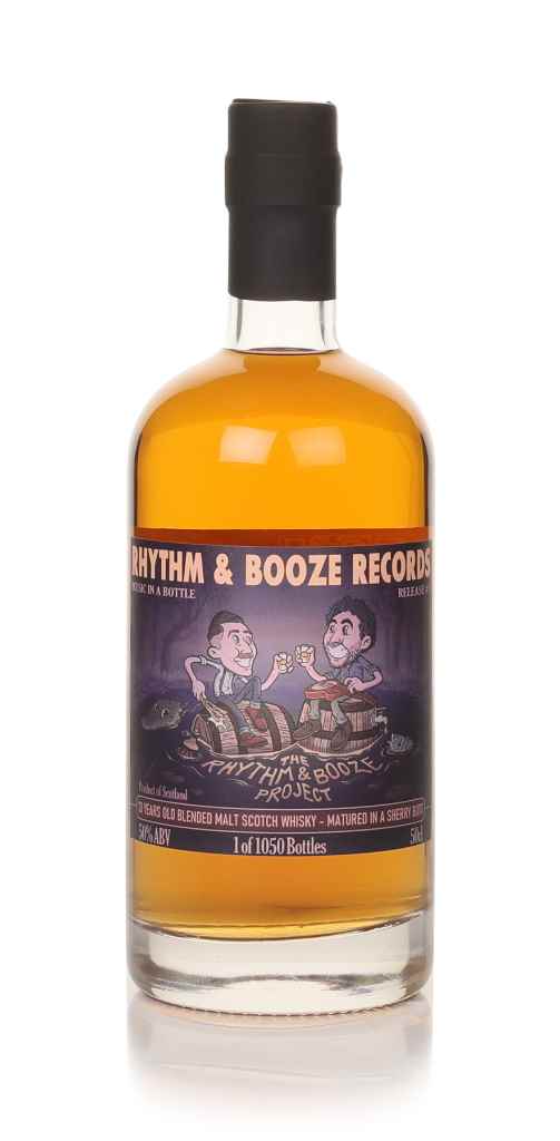 Rhythm & Booze Records #1: The Rhythm & Booze Project 13 Year Old Single Sherry Butt Blended Malt 50cl product image