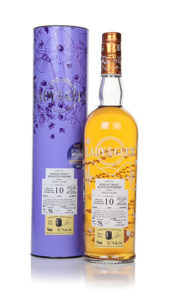 Dailuaine 10 Year Old 2012 (cask 307208) - Lady of the Glen (Hannah Whisky Merchants) 70cl product image