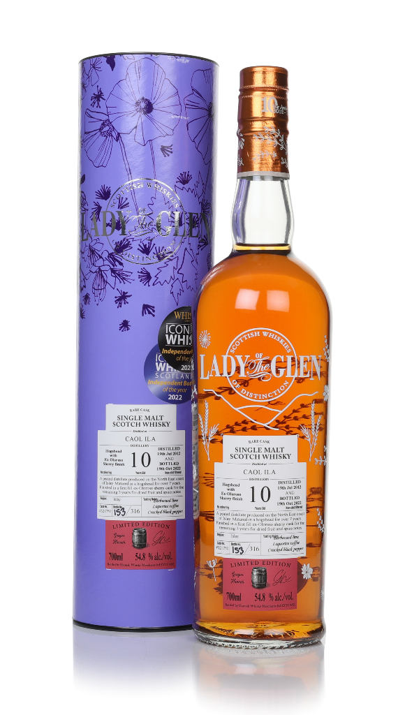 Caol Ila 10 Year Old 2012 (cask 321750) - Lady of the Glen (Hannah Whisky Merchants) 70cl product image