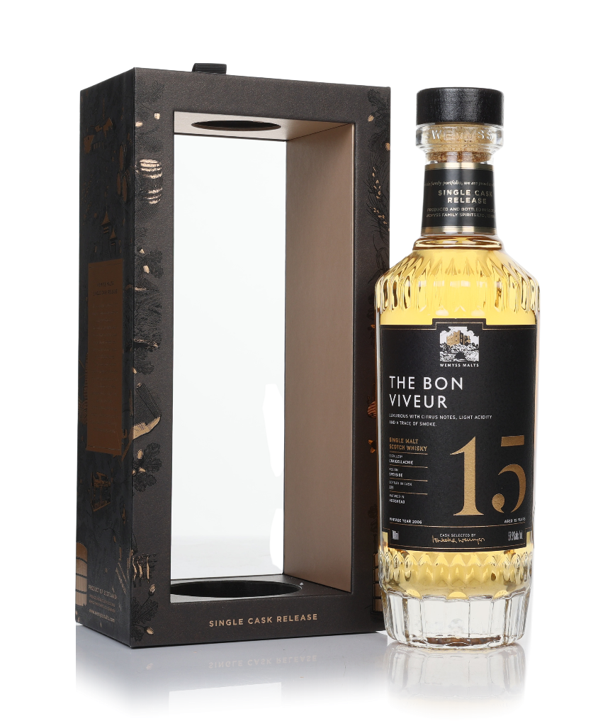 The Bon Viveur 15 Year Old 2006 - Wemyss Malts (Craigellachie) 70cl product image