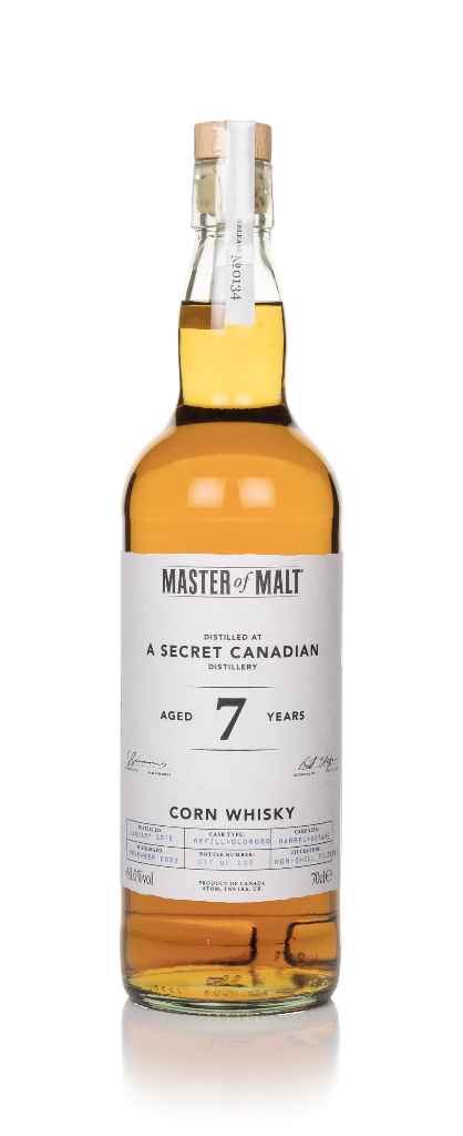 Secret Canadian Distillery 7 Year Old 2015 (Master of Malt) 70cl product image