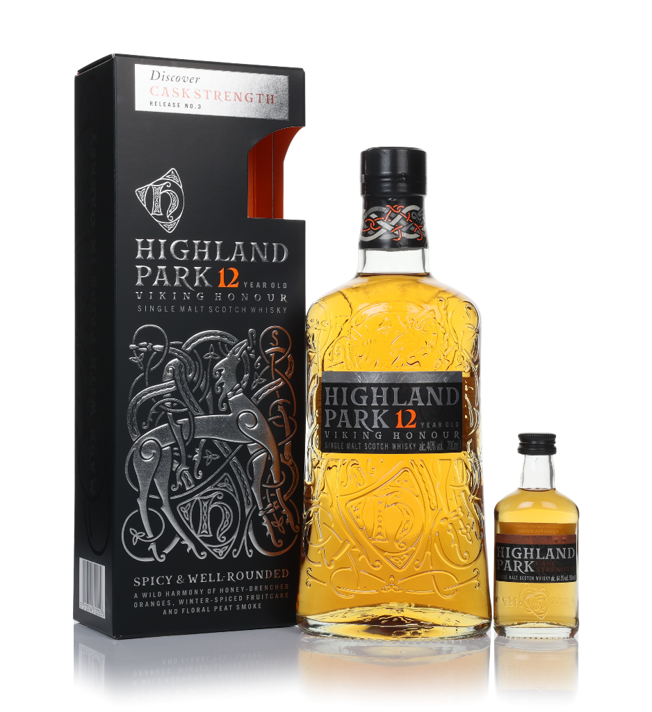 Highland Park 12 Year Old - Hitchhiker Gift Set with Cask Strength Release No. 3 (5cl) 75cl product image