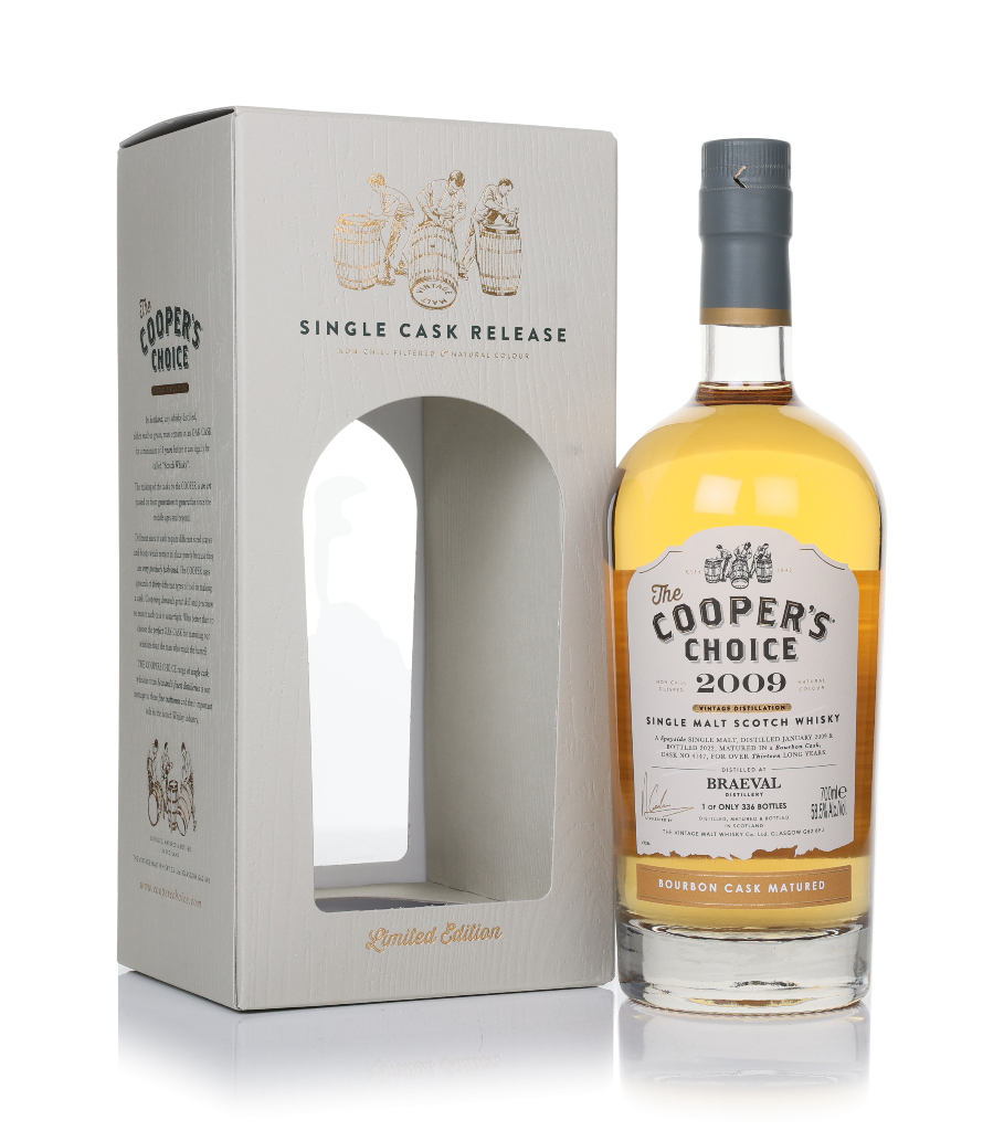 Braeval 13 Year Old 2009 (cask 4147) - The Cooper's Choice (The Vintage Malt Whisky Co.) 70cl product image