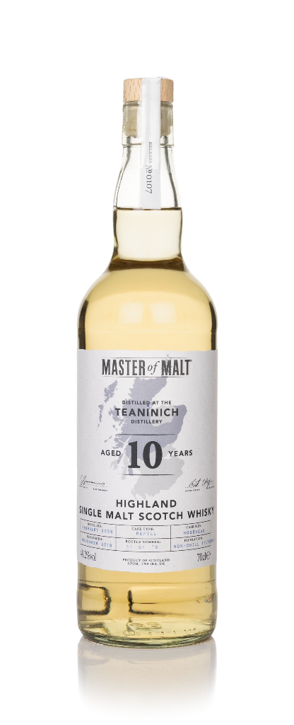 Teaninich 10 Year Old 2008 (Master of Malt) 70cl product image