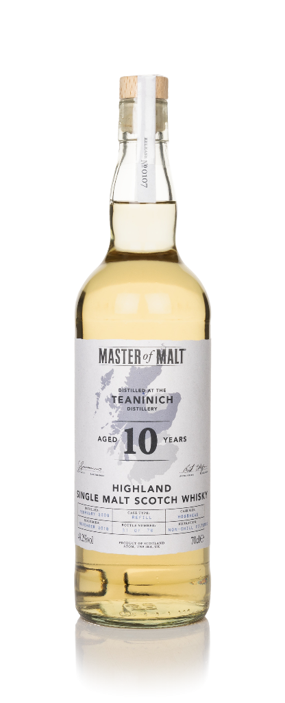 Teaninich 10 Year Old 2008 (Master of Malt) 70cl product image