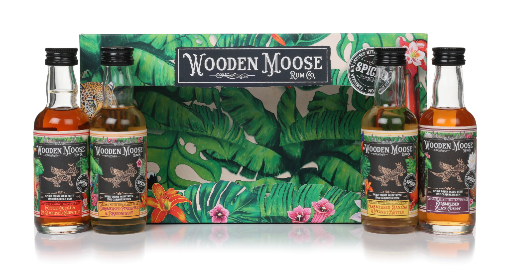 Wooden Moose Rum Co. Gift Set (4 x 50ml) 20cl product image