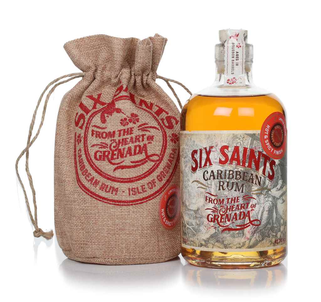 Six Saints Caribbean Rum Hot & Spicy Finish 70cl product image
