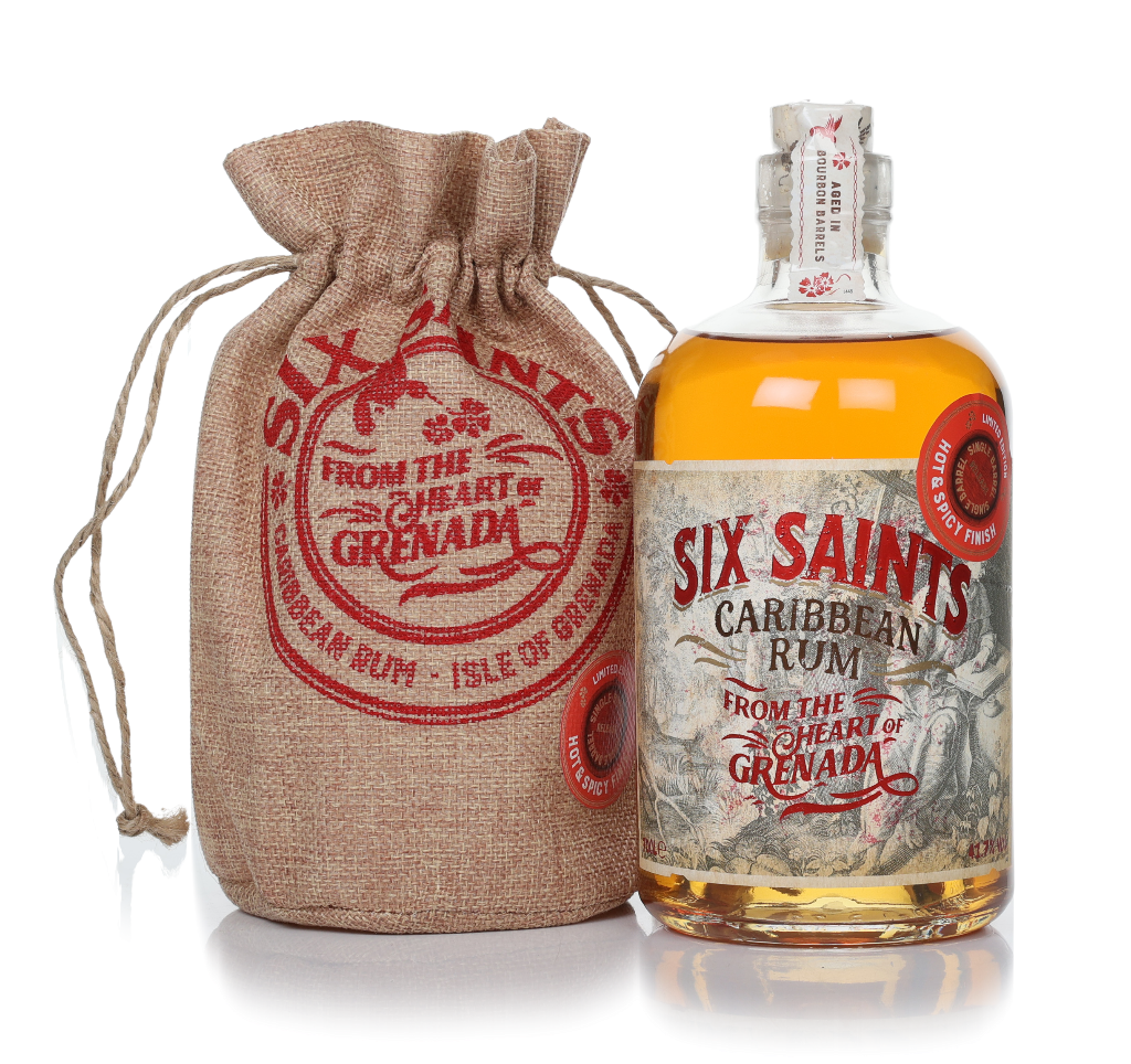 Six Saints Caribbean Rum Hot & Spicy Finish 70cl product image