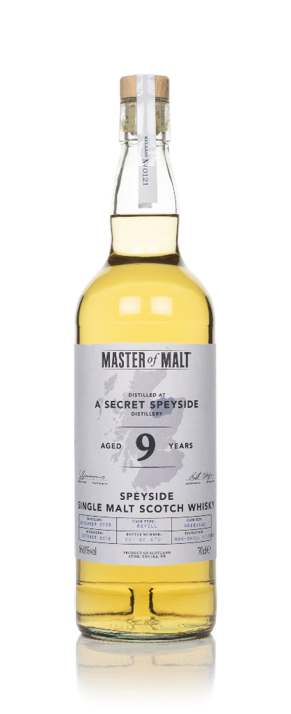 A Secret Speyside 9 Year Old 2009 (Master of Malt) 70cl product image