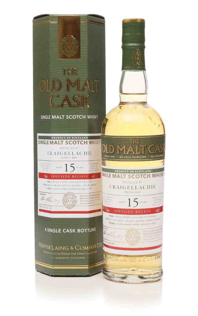 Craigellachie 15 Year Old 2007 (cask 19528) - Old Malt Cask (Hunter Laing) 70cl product image
