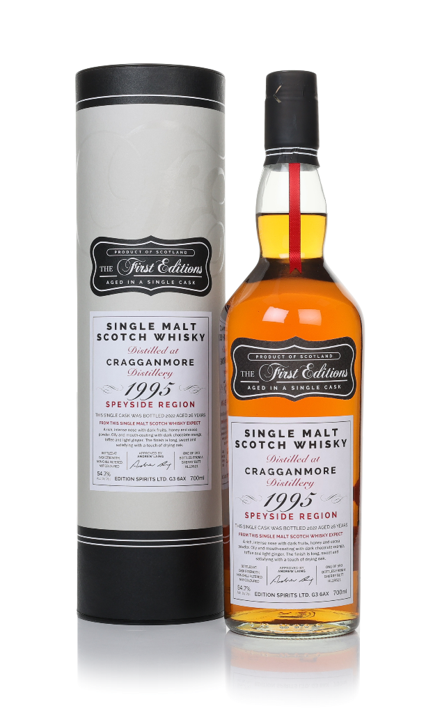 Cragganmore 26 Year Old 1995 (cask 19521) - The First Editions (Hunter Laing) 70cl product image