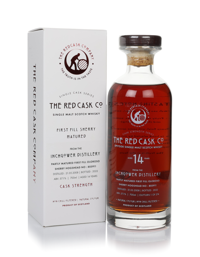 Inchgower 14 Year Old 2008 (cask 805911) - Single Cask Series (The Red Cask Company) 70cl product image