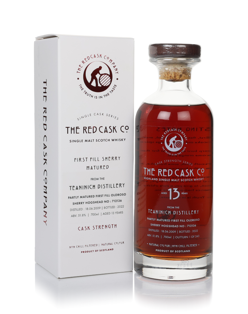 Teaninich 13 Year Old 2009 (cask 712136) - Single Cask Series (The Red Cask Company) 70cl product image