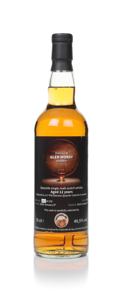 Glen Moray 12 Year Old 2008 (cask 28B) - Fadandel 70cl product image