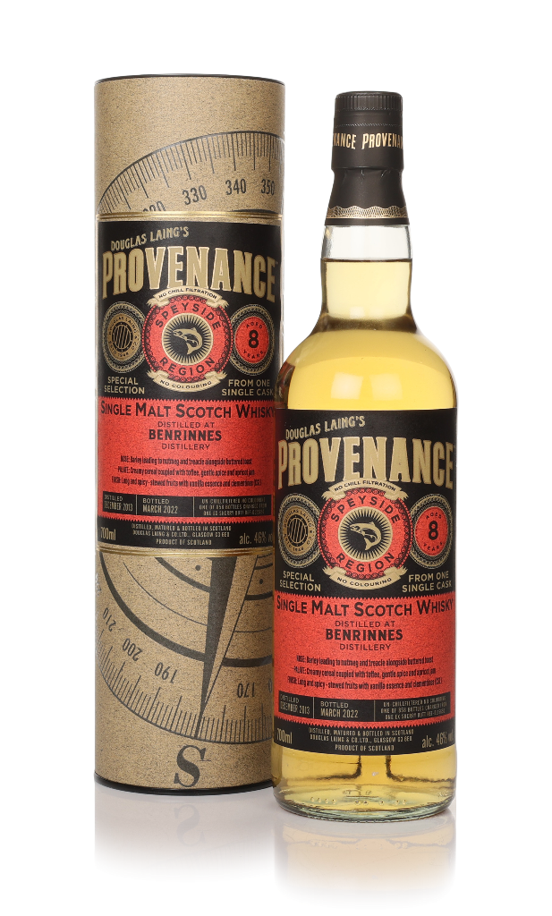 Benrinnes 8 Year Old 2013 (cask 15650) - Provenance (Douglas Laing) 70cl product image